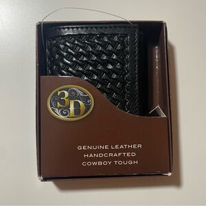 Black Leather Key & Card Holder